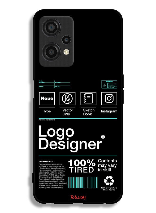 Tolwak OnePlus Nord CE 2 Lite 5G Protective Case Cover Logo Designer Sticker - Image 2