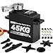 Smraza 45KG Coreless Servo Motor High Torque Steering Smraza 84V Waterproof Servo Digital Stainless Steel Gear Servo for RC 110 18 112 Scale Car Truck CrawlerRobotBoat with 25T Servo Horn180 - Image 3