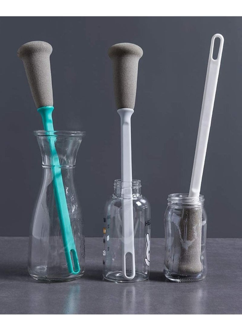 KASTWAVE Bottle Brush set | 3 Cleaning Brushes | Bottle Cleaner Set | Water Bottle Brush |Tube Brush | Wire Bottle Brush |Straw Brush | Glass Brush - Soft Cotton Tip to Prevent Scratches - Image 5