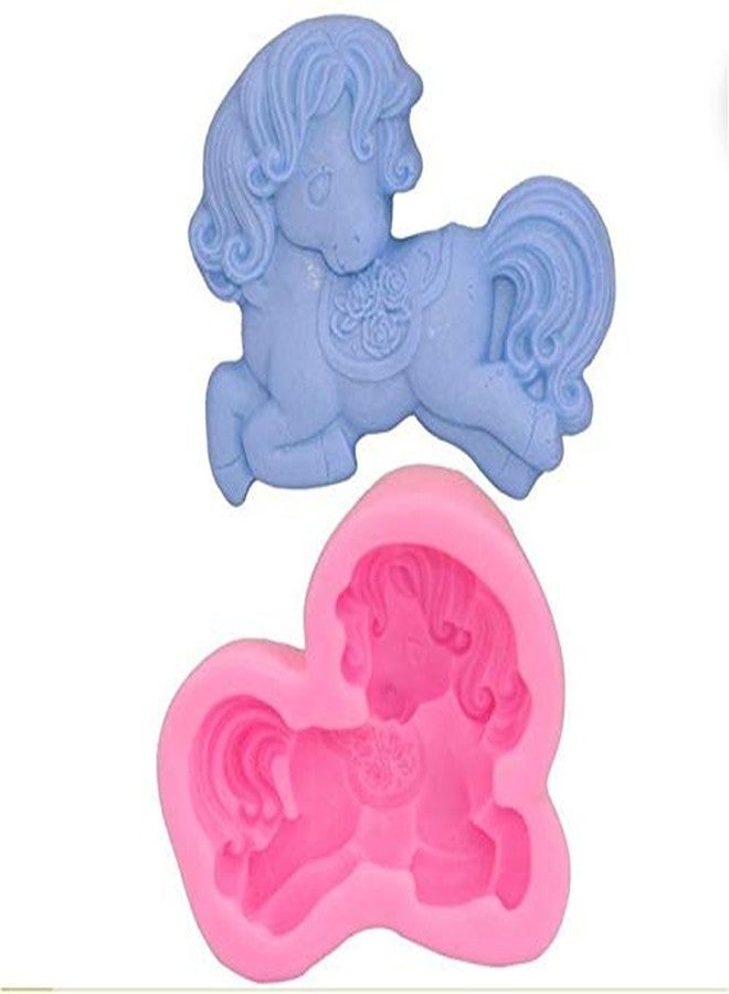 MATIN IMPEX Matin Silicon Soap, Chocolate and Candy Moulds, Baby Unicorn Shape, Reusable (SSM119) - Image 1