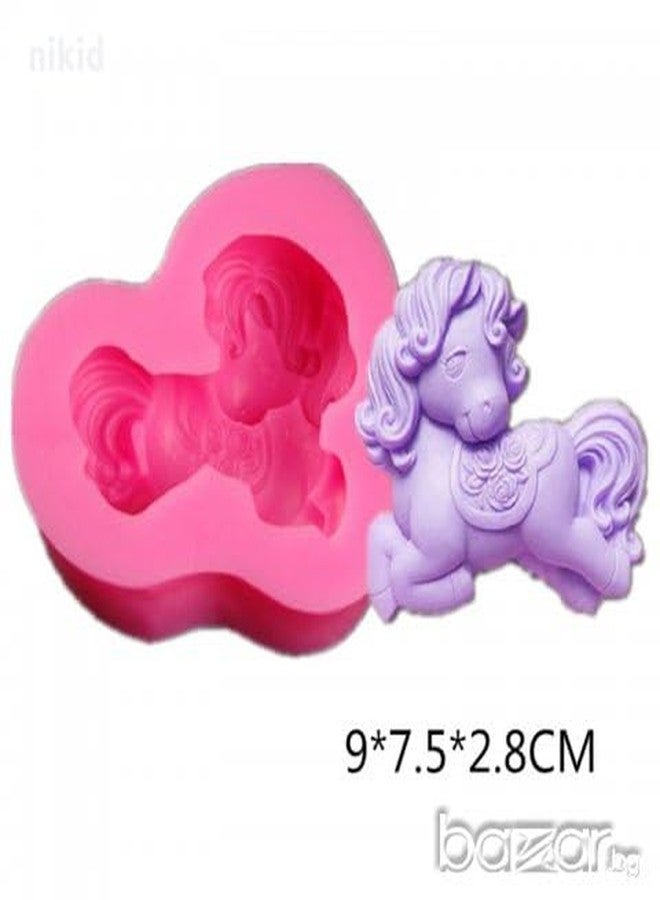 MATIN IMPEX Matin Silicon Soap, Chocolate and Candy Moulds, Baby Unicorn Shape, Reusable (SSM119) - Image 2