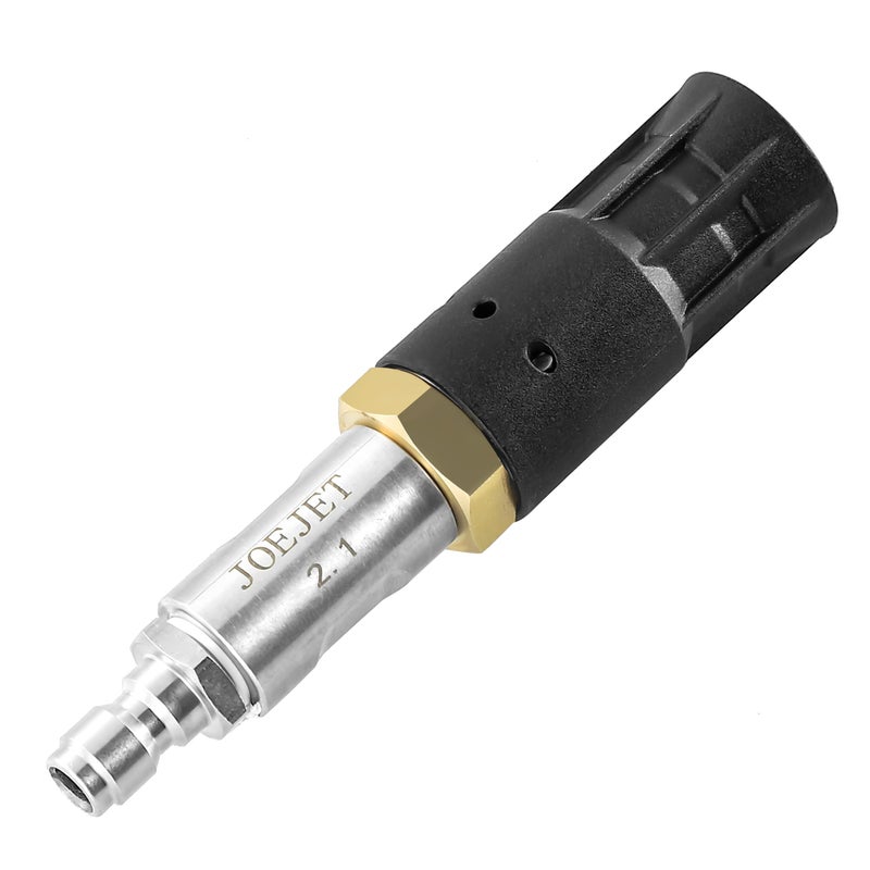 JOEJET Downstream Soft Wash Nozzle Adjustable Pressure Washer Long Range Nozzle with 14 Inch Quick Connect Plug 712 GPM - Image 2