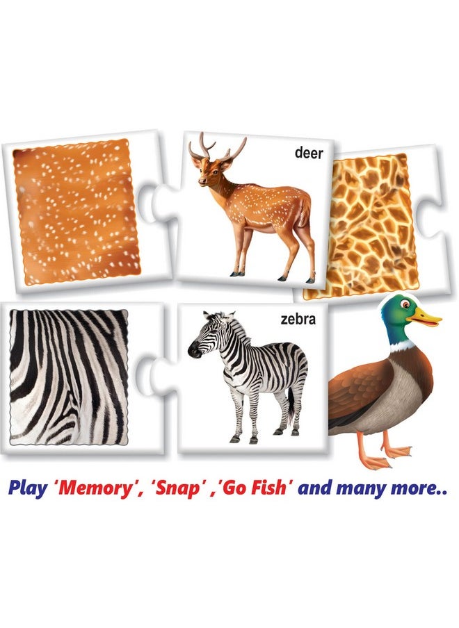 Creative's Creative's Find & Match Animals & Their Skins |Matching Game | Pattern Recognition |Gain Knowledge About Animals |Fun Educational Game for Kids 4 & Up  - Image 2