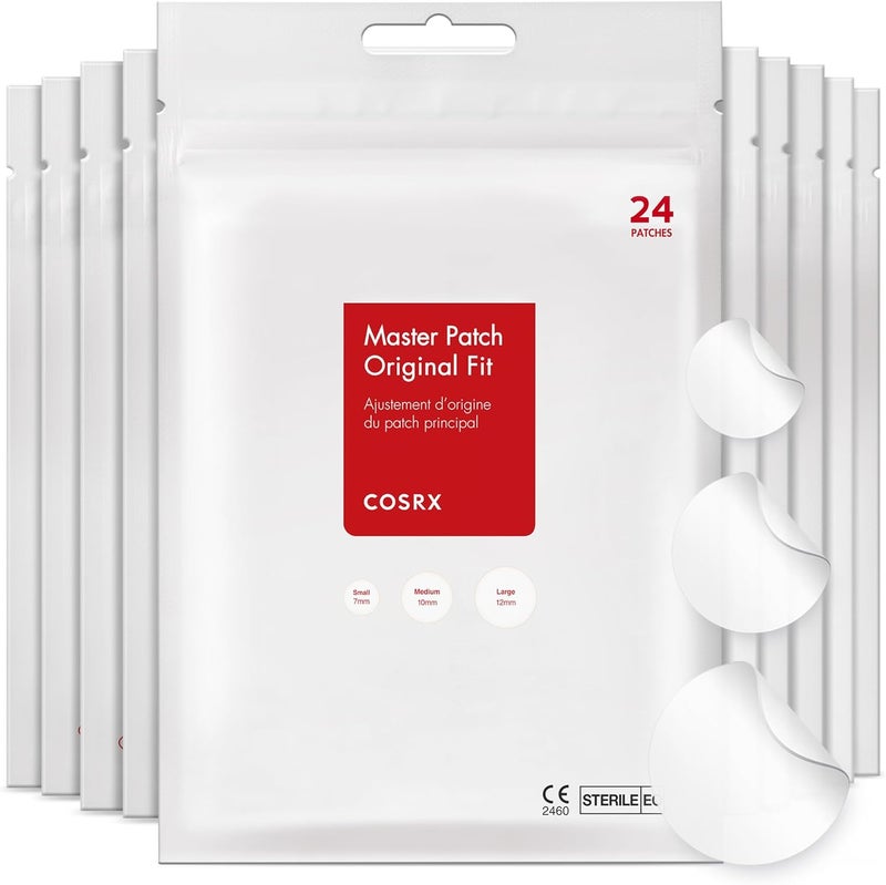 كوسرإكس COSRX Acne Pimple Master Patch - Face - 24 Patches (3 Sizes) - Unscented - Image 1