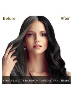 MOKERU Coconut Dye and Shampoo Longlasting Hair Colour Natural Black  - Image 2