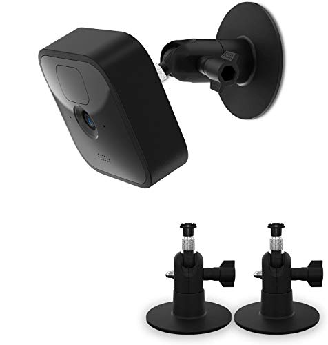 HOLACA Screwless Wall Mount Brackrt for Blink Outdoor 4/3 Camera Blink XT2/XT Blink Indoor Blink mini2/1, Easy to Install, No Tools Needed, No Drilling, Strong 3M Adhesive Mount kit(Black-2 Pack) - Image 1