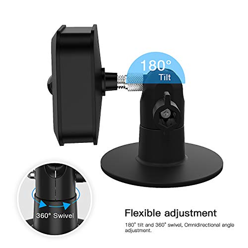 HOLACA Screwless Wall Mount Brackrt for Blink Outdoor 4/3 Camera Blink XT2/XT Blink Indoor Blink mini2/1, Easy to Install, No Tools Needed, No Drilling, Strong 3M Adhesive Mount kit(Black-2 Pack) - Image 2