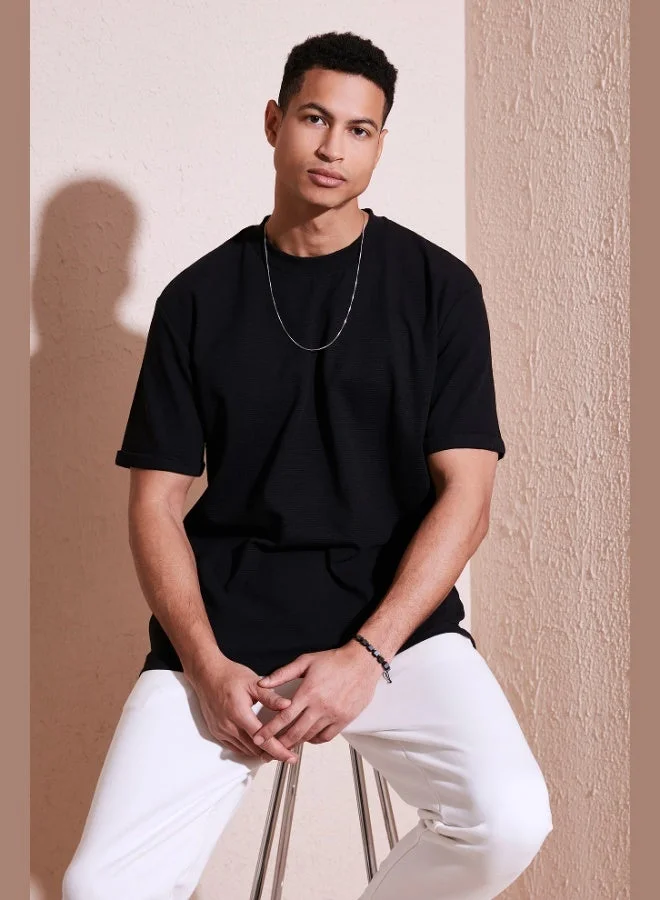 Buratti  Buratti Cotton Crew Neck Regular Fit Basic T Shirt Men's T SHIRT 5902731 for Men | Best Price UAE