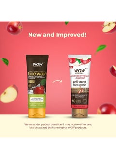 WOW Skin Science Apple Cider Vinegar + Salicylic Anti-Acne Face Wash  - Image 2