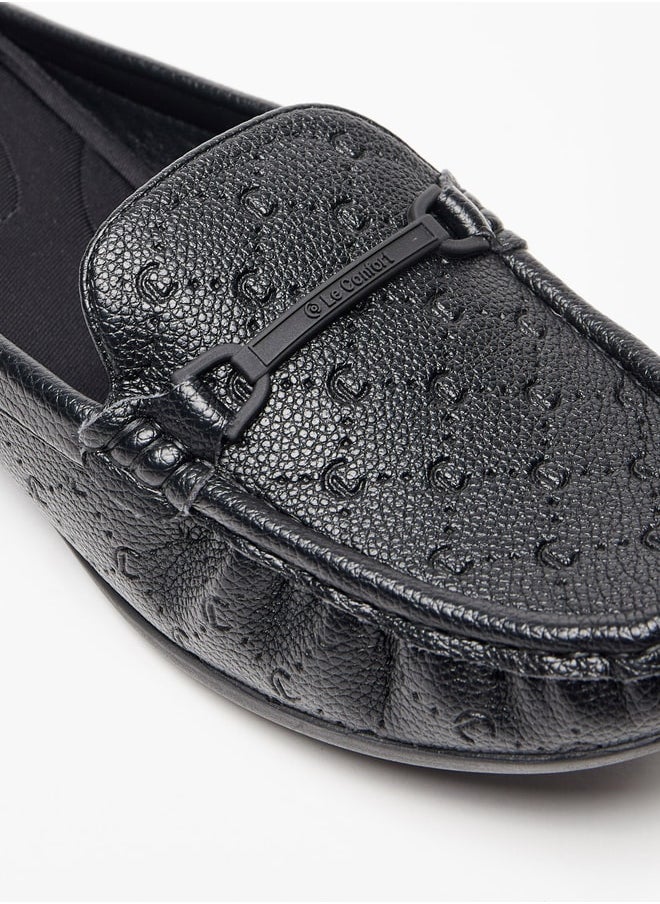 Le Confort - Women's Monogram Embossed Slip-On Mules - Image 1