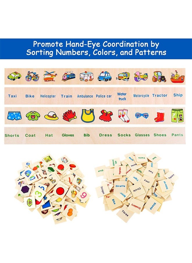 joyzzz Wooden Montessori Toys for Toddlers Learning Activities Sorting Box Educational Toysfor Girls Boys Age 1 2 3 4 Year.  - Image 5