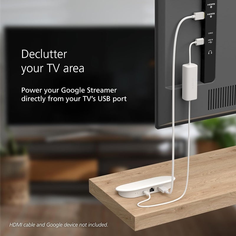 ميشون كابل كابل طاقة USB من Mission لجهاز Google TV (تشغيل Google TV مباشرة من منفذ USB الخاص بك) - Image 2