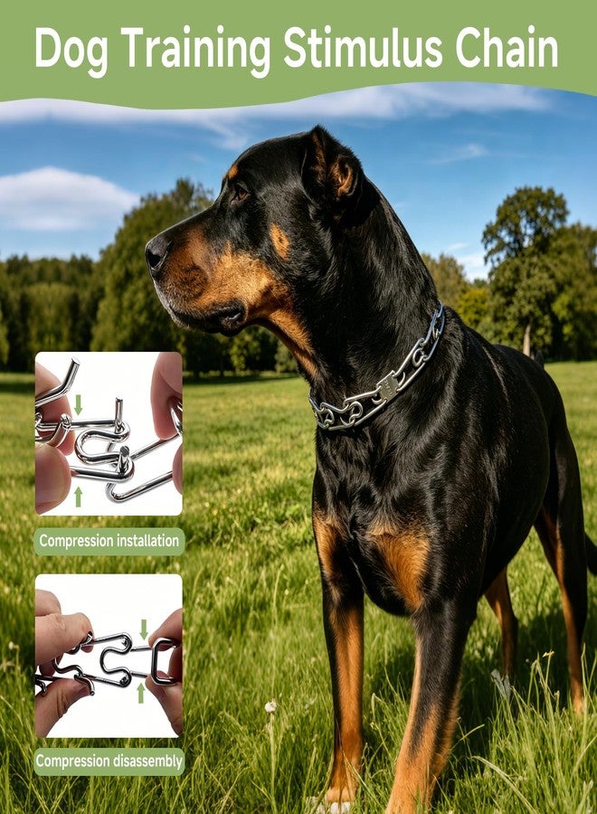 KAKUPPA 8 Pack Silver 2.25mm Stainless Steel Dog Collar Extra Links, Dog Training Collar Extender Links Replacement for Small Dogs - Image 4