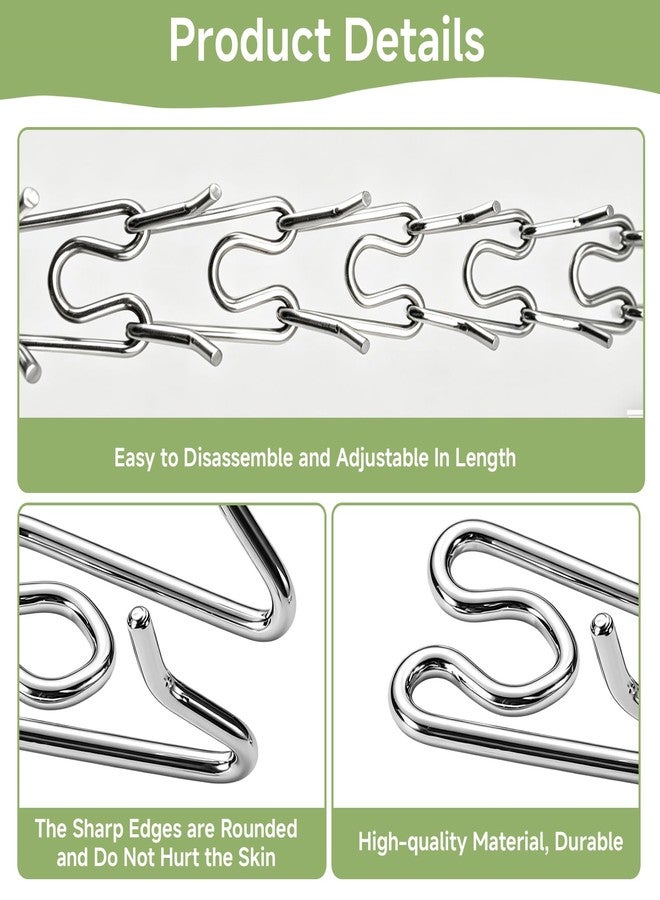 KAKUPPA 8 Pack Silver 2.25mm Stainless Steel Dog Collar Extra Links, Dog Training Collar Extender Links Replacement for Small Dogs - Image 2