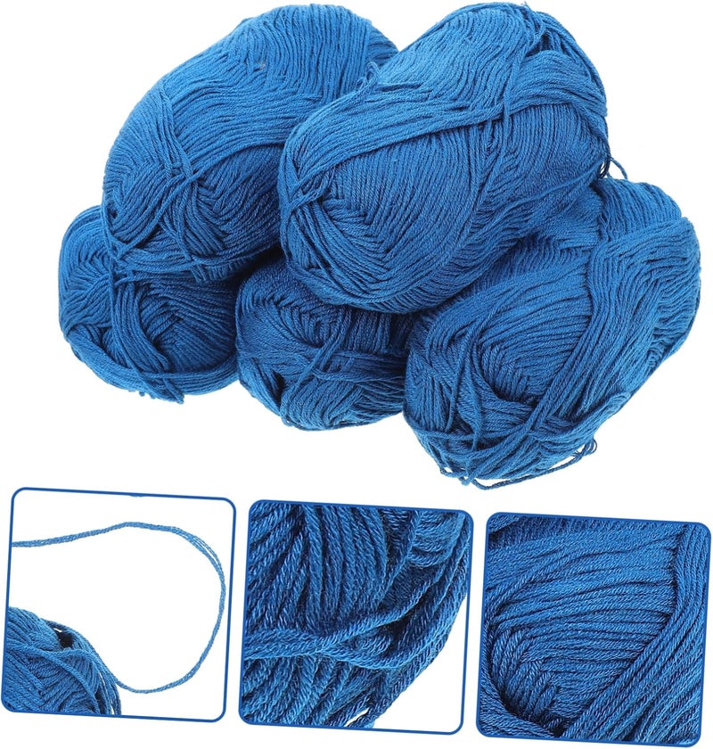 Lurrose 5rolls Fluffy Yarn for Crocheting Chenille Knitting Yarn Solid DIY Comfortable Thread for Blankets - Image 5