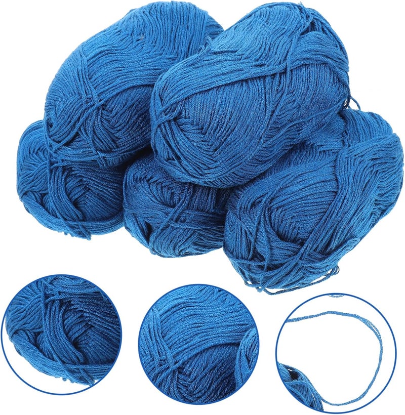 Lurrose 5rolls Fluffy Yarn for Crocheting Chenille Knitting Yarn Solid DIY Comfortable Thread for Blankets - Image 2