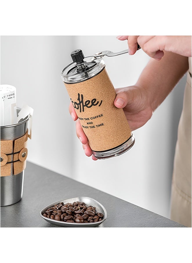 Cady One 8 in 1 Specialty Coffee Maker Kit Set Includes Leather Bag, Coffee Bean Caddy, Electronic Scale, Hand Grinder, Kettle, Filter Paper, Mug, and Filter  - Image 3