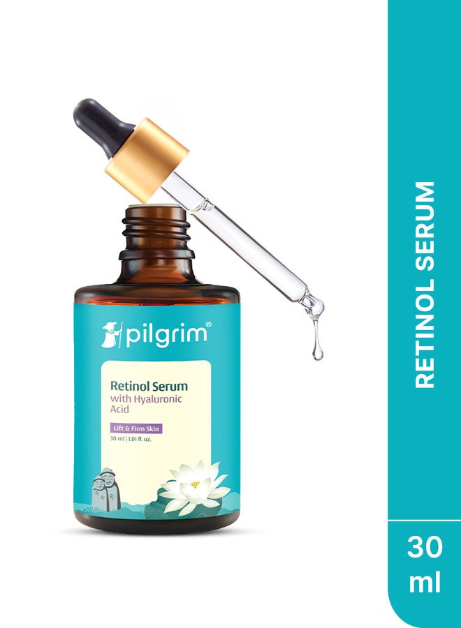 PILGRIM Korean 0.5% Retinol And 1% Hyaluronic Acid Lift And Firm Anti Aging Serum - Image 1