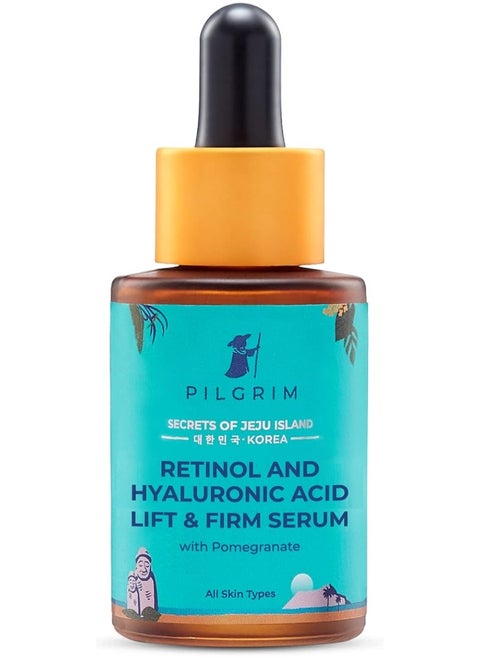 Korean 0.5% Retinol And 1% Hyaluronic Acid Lift And Firm Anti Aging Serum