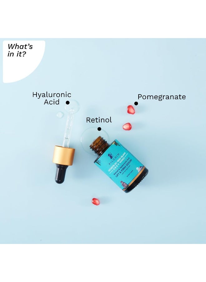 PILGRIM - Korean 0.5% Retinol And 1% Hyaluronic Acid Lift And Firm Anti Aging Serum - Image 1