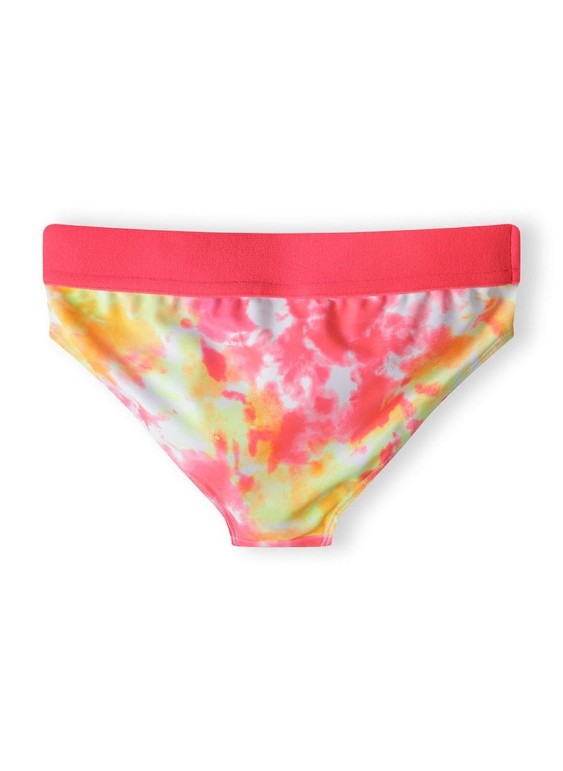 MINOTI Girls' 2-Piece Long Sleeve Tie-Dye Swimsuit – Rash Guard Top & Briefs - Image 5