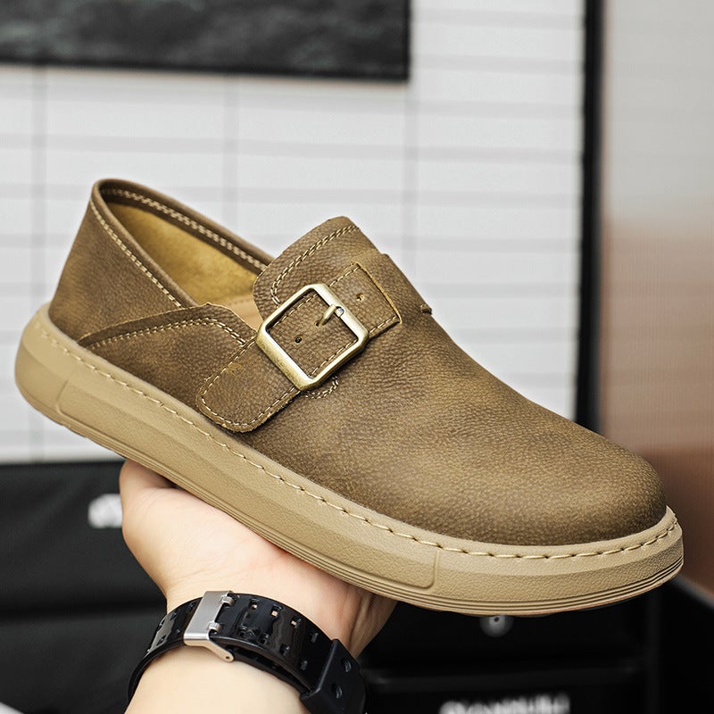 Birkenstock Shoes For Men Style Slip-On Casual Shoes For Men Two-Piece Breathable Loafers Lightweight Versatile Soft-Soled Men'S Shoes - Image 3