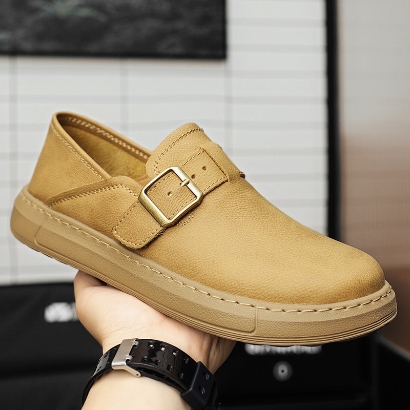 Birkenstock Shoes For Men Style Slip-On Casual Shoes For Men Two-Piece Breathable Loafers Lightweight Versatile Soft-Soled Men'S Shoes - Image 2
