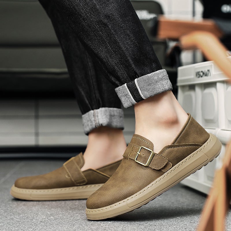 Birkenstock Shoes For Men Style Slip-On Casual Shoes For Men Two-Piece Breathable Loafers Lightweight Versatile Soft-Soled Men'S Shoes - Image 5