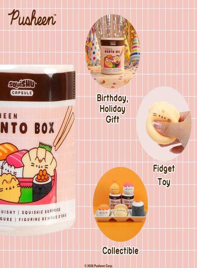 Hamee SquiSHU Capsule Pusheen the Cat Series 8: Bento Box Squishy - 1 Pc. - Image 2