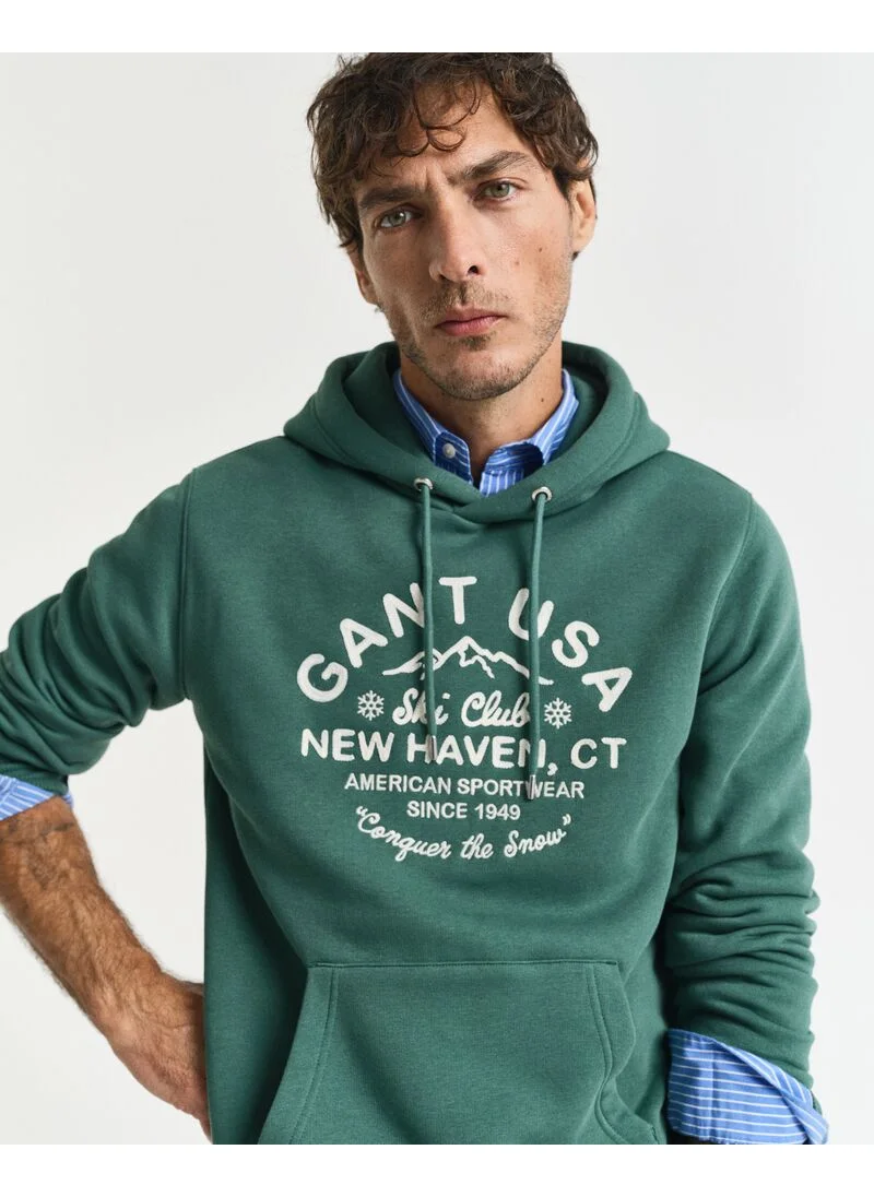 غانت Gant Graphic Hoodie