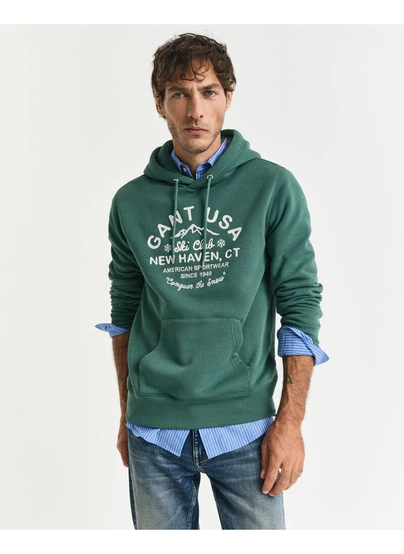 غانت Gant Graphic Hoodie