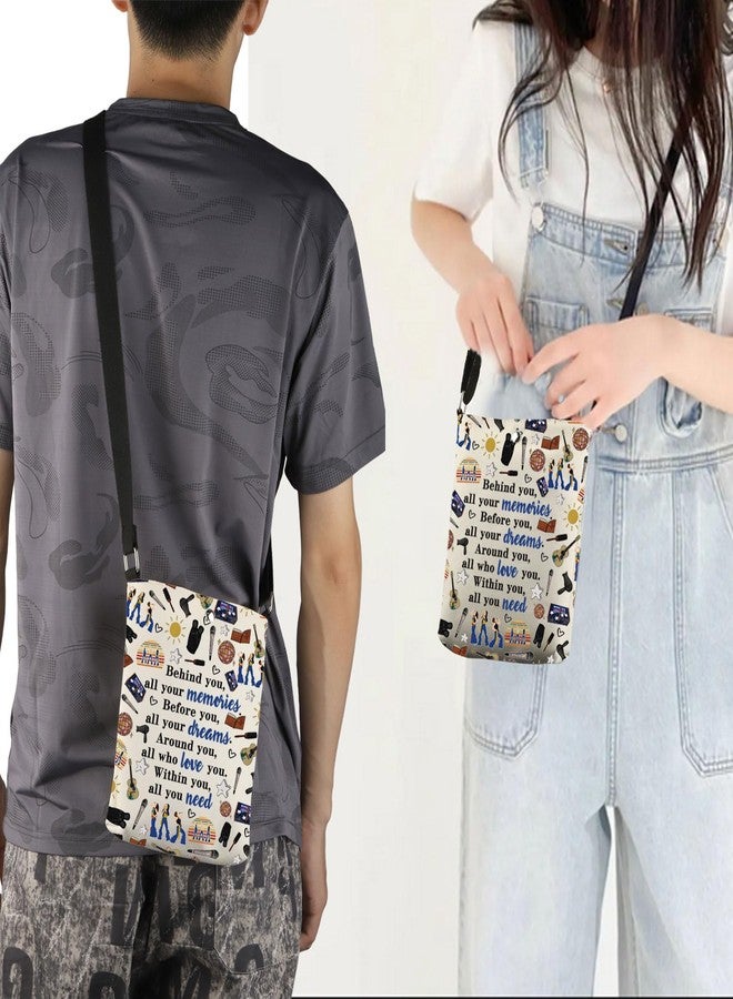 FEELMEM Musical Gift Behind You All Your Memories Musical Crossbody Bag For Fans - Image 4