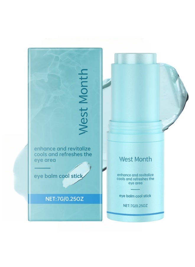 WEST MONTH Eye Balm Cool Stick, Hydrating Under Eye Care Stick, Nourishing Eye Skin Care for Daily Use, 7g - Image 1