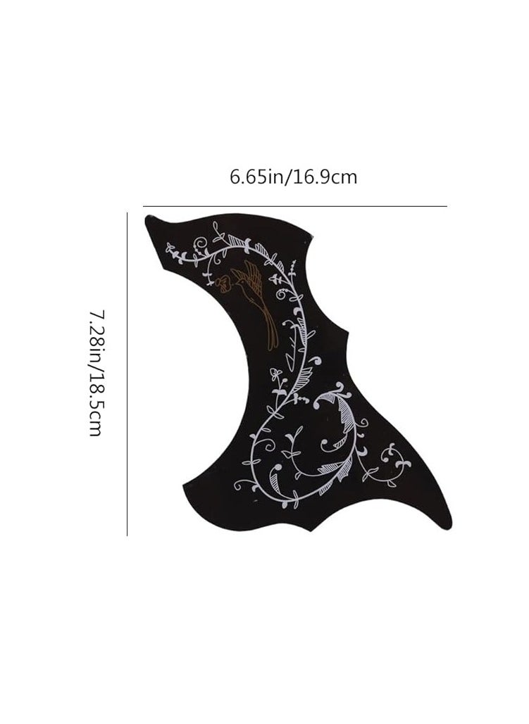 Guitar Pick Guard Self-Adhesive Acoustic Guitar Pick Guard Anti-Scratch Pick Guard Sticker for 39-41in Guitar Electric Guitar Acoustic Guitar