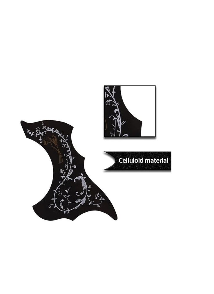 Guitar Pick Guard Self-Adhesive Acoustic Guitar Pick Guard Anti-Scratch Pick Guard Sticker for 39-41in Guitar Electric Guitar Acoustic Guitar