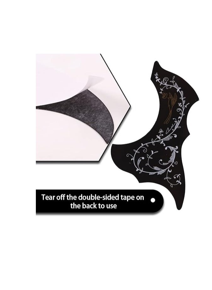 Guitar Pick Guard Self-Adhesive Acoustic Guitar Pick Guard Anti-Scratch Pick Guard Sticker for 39-41in Guitar Electric Guitar Acoustic Guitar