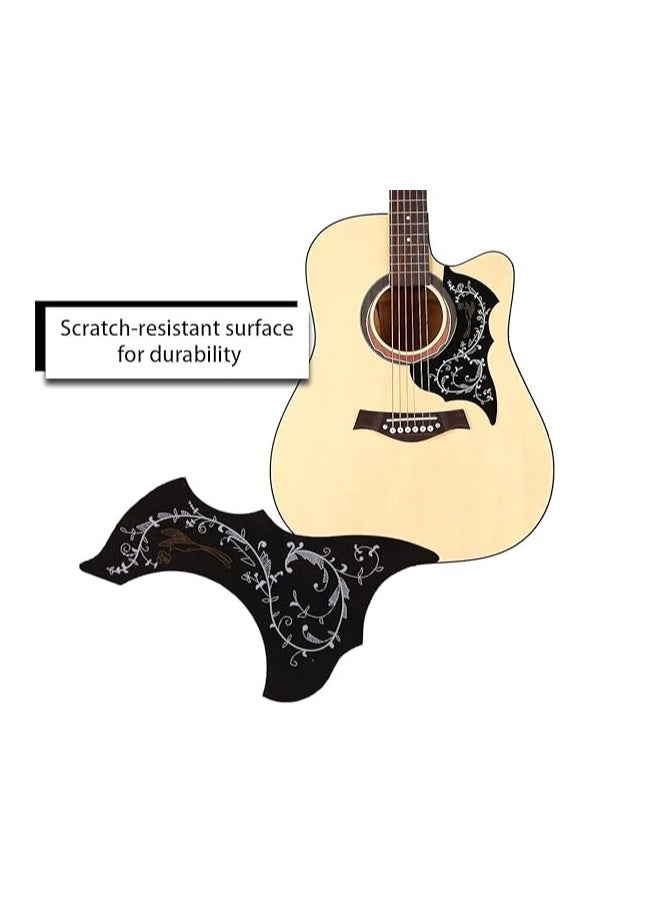 Guitar Pick Guard Self-Adhesive Acoustic Guitar Pick Guard Anti-Scratch Pick Guard Sticker for 39-41in Guitar Electric Guitar Acoustic Guitar
