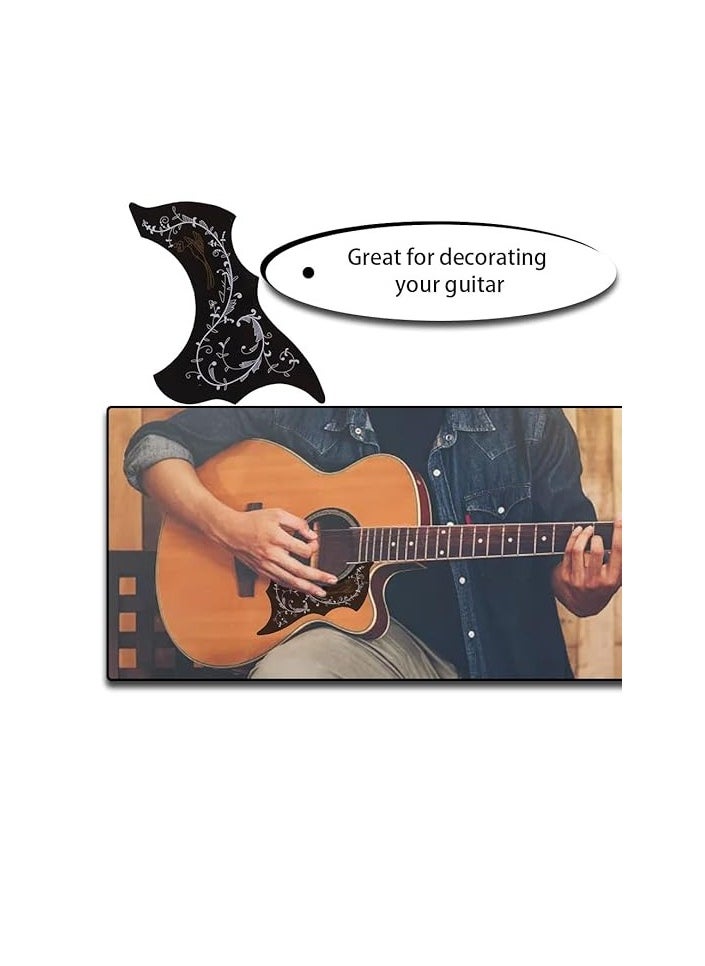 Guitar Pick Guard Self-Adhesive Acoustic Guitar Pick Guard Anti-Scratch Pick Guard Sticker for 39-41in Guitar Electric Guitar Acoustic Guitar