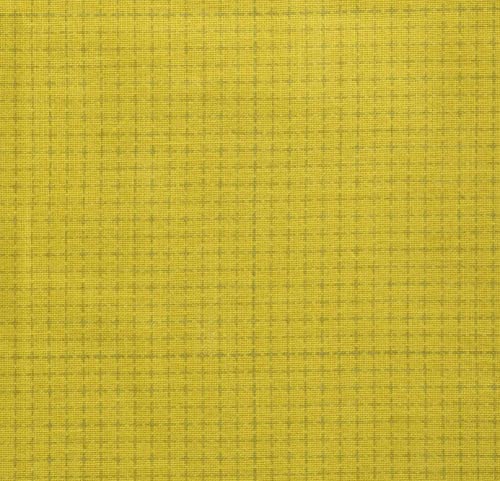 Daruma Sashiko Design Cloth PrePrinted Grid for Hitomezashi Sashiko Furoshiki Fukin Col4 Mustard