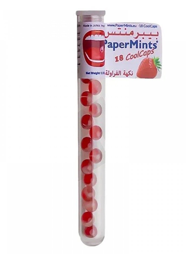 papermints Pepper Mints scented granules, 18 pieces, strawberry flavor - Image 1