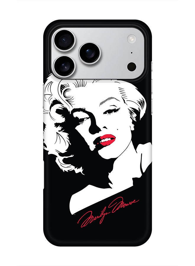 Stylizedd For iPhone 17 Pro Max,Case, [Compatible with MagSafe] Magnetic cover Slim fit Protection Matte, - Marilyn Monroe