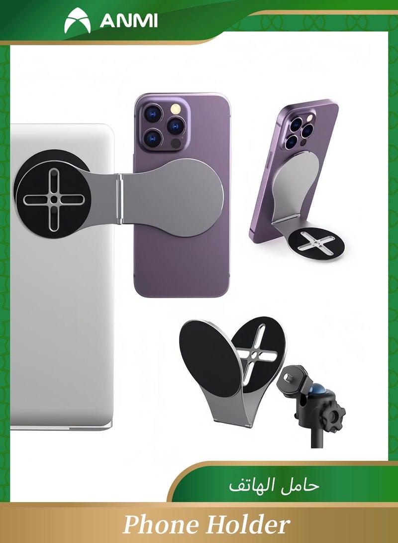 Anmi Magnetic Phone Holder for Laptop, Computer Monitor Side Mount Clip - Image 1