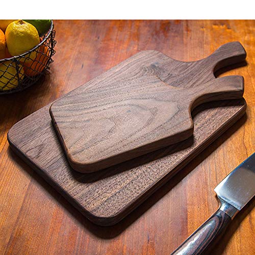 Brazos Home Dark Walnut Wood Cutting Board for Kitchen, Seasoned, Chopping Board, Wood Cheese Board, Charcuterie Platter, Ideal for Serving or Chopping Fruit, Vegetables, Cheese or Meat, 11x6, Small - Image 4