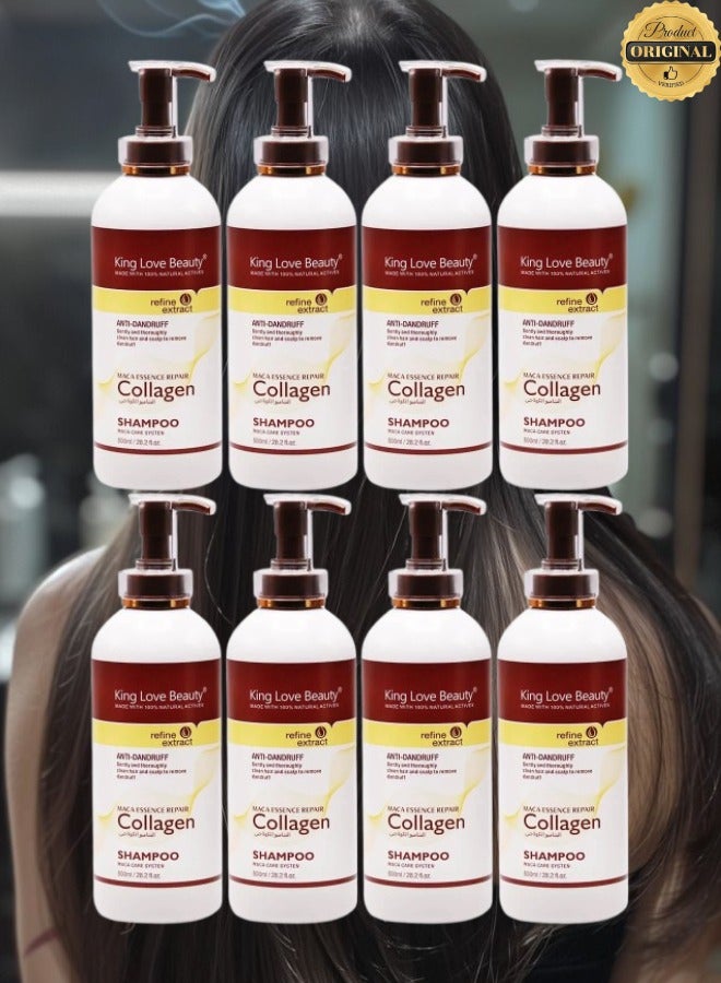 كينج 8 قطع كينج لوف بيوتي شامبو للشعر بالكولاجين 800 مل - Image 1
