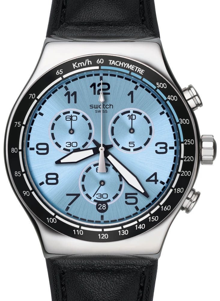 Swatch Unisex Conduit Quartz Movement Water Resistant Wrist Watch - 43 Mm - Image 1