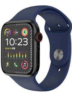 Smart Watch IK-W201C Blue, 2.01-Inch Full Touchscreen, Multiple Sports Modes, Health & Fitness Tracking, Digital Crown with Watch Face Switch, Compatible with Android & iOS