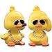 wonuu Cute Yellow Duck Car Ornaments Cool Duck Car Dashboard Decorations Shaking Head Doll - Image 4