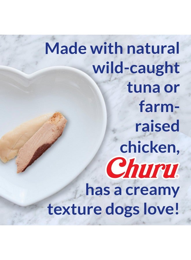 INABA Churu Meal Topper For Dogs, Complete & Balance, Creamy, Lickable Purée Dog Food Topper, 0.5 Ounce Tube, 24 Tubes (4 Per Pack), Chicken With Beef Recipe - Image 3
