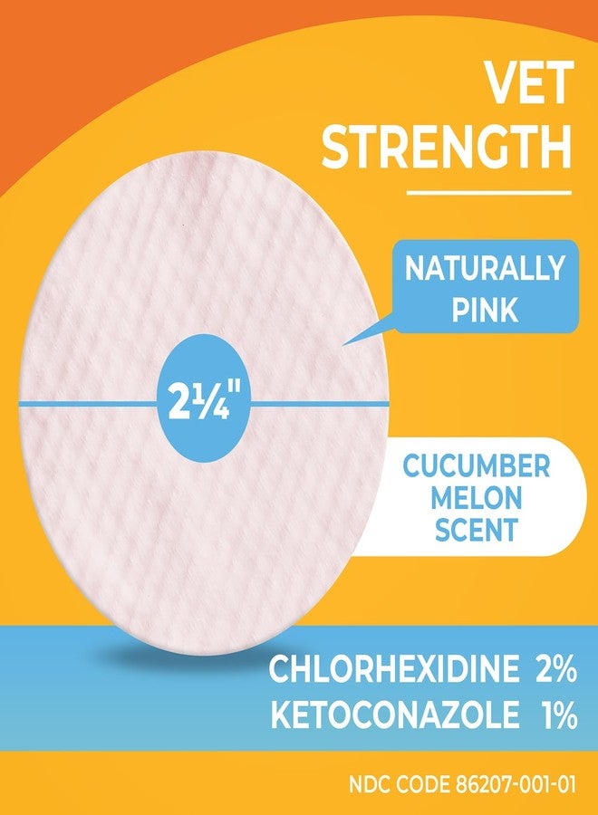 مناديل باو ساينس الطبية المضادة للبكتيريا والفطريات للكلاب والقطط - 100 منديل - مناديل كلورهيكسيدين مع كيتوكونازول لعلاج الطفح الجلدي، والتهابات الجلد، وحكة الكفوف، وحب الشباب لدى الحيوانات الأليفة - Image 2