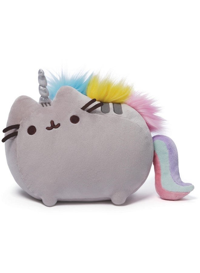 GUND Pusheen Pusheenicorn, Premium Plush Unicorn Cat Stuffed Animal, Rainbow, 13"